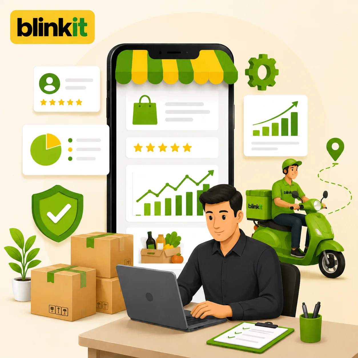 Blinkit Seller Account Management Services